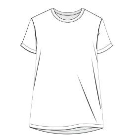 Fashion sewing patterns for Dress T-Shirt 9019